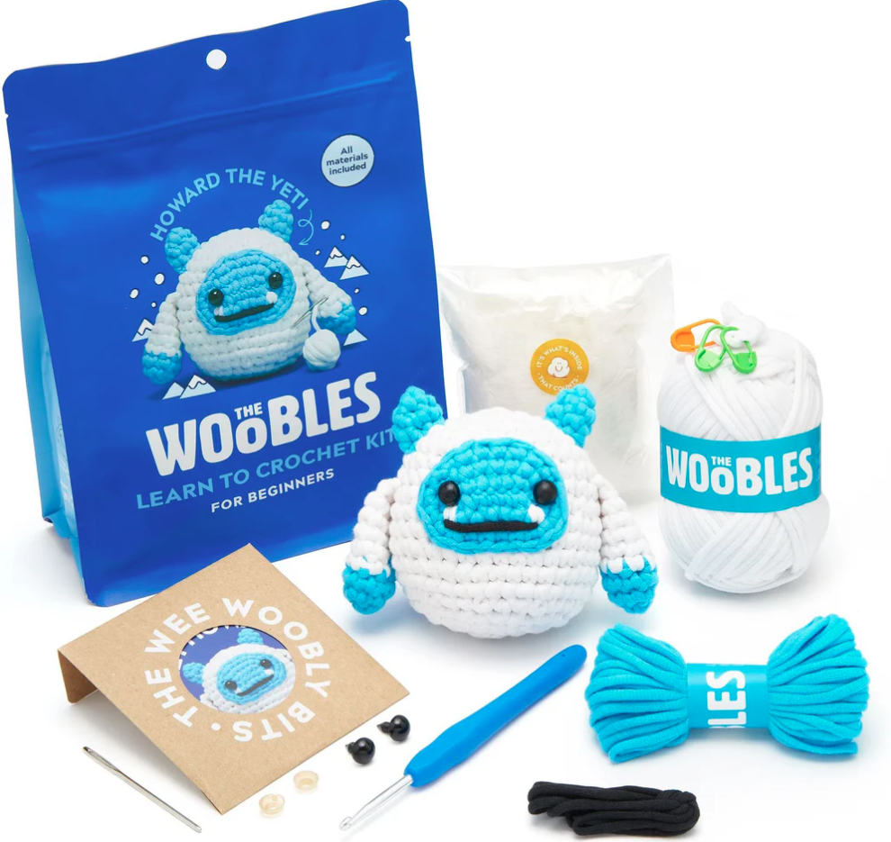 Howard the Yeti - Woobles Beginner Crochet Amigurumi Kit