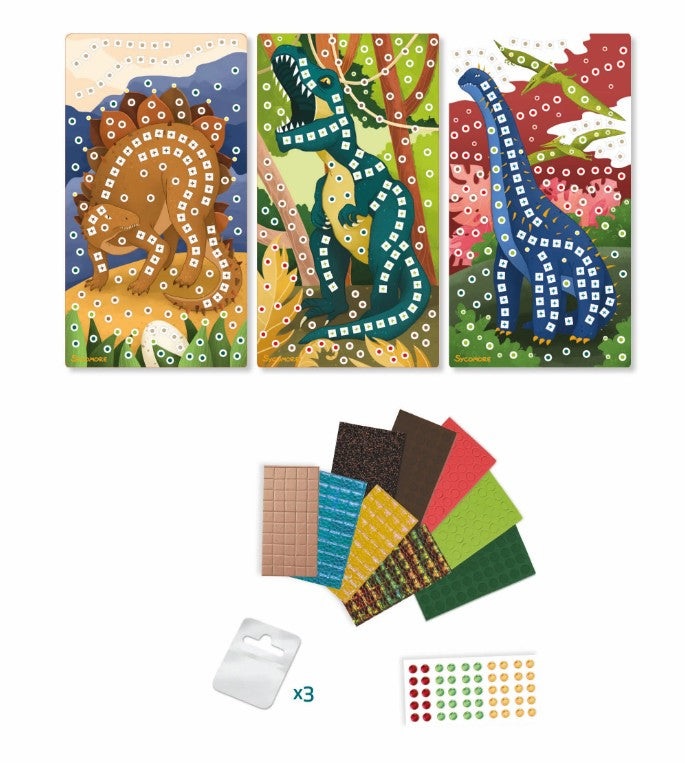 Stick'N Fun - XS Mosaics Dinosaur |  | Safari Ltd®