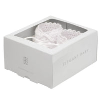 Elegant Baby White Crochet Bootie