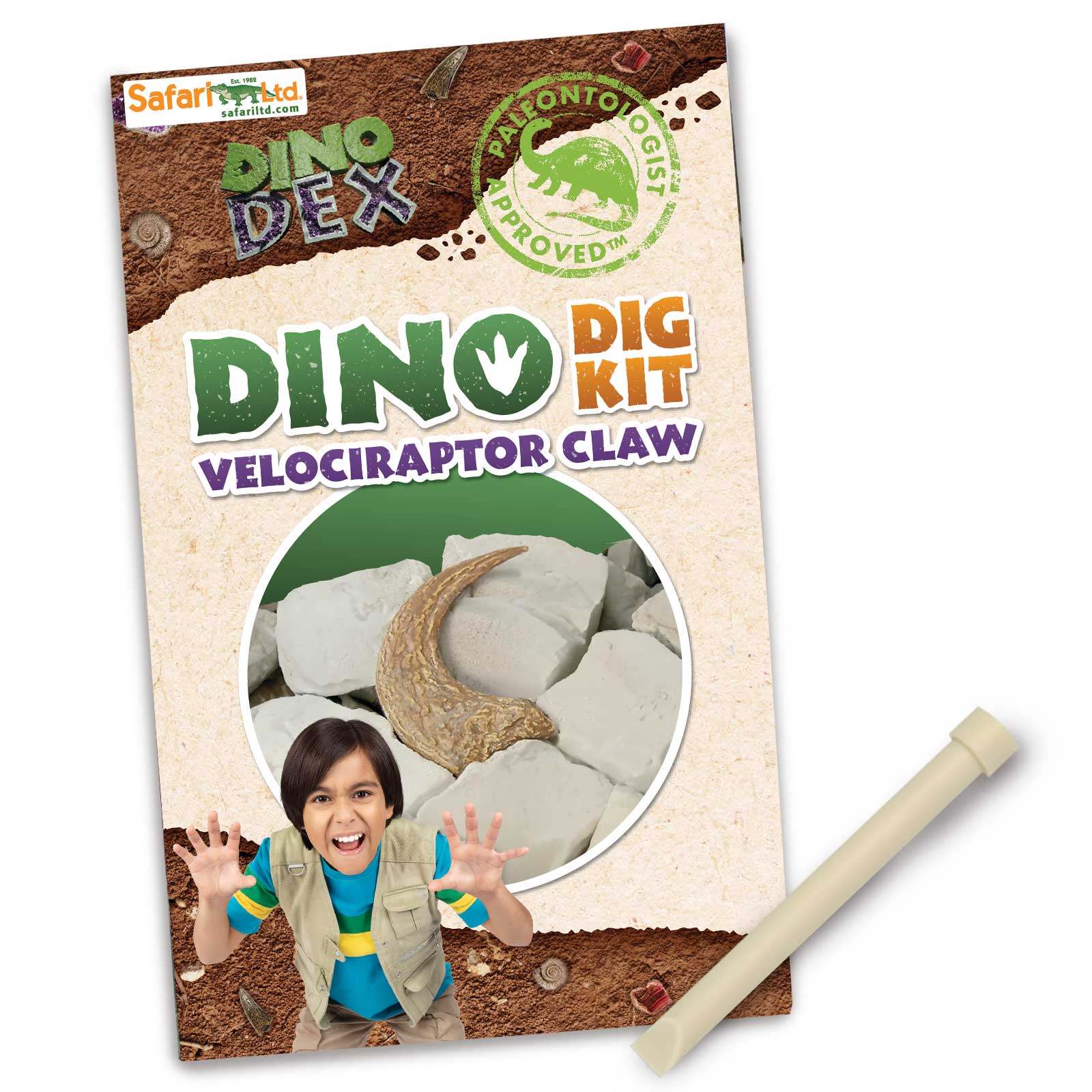 Dino Dexter Velociraptor Claw Dig Kit | Safari Ltd®