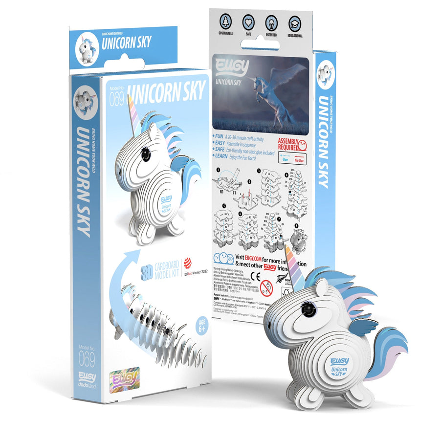 EUGY Unicorn Sky 3D Puzzle | Eugy | Safari Ltd®