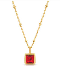 Birthstone Bottle Necklace - Gold - January |  | Safari Ltd®