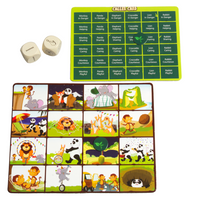 Chalk & Chuckles A Day in the Jungle Matching Game |  | Safari Ltd®