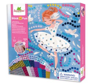 Stick'N Fun - L Mosaics Ballerina Princesses |  | Safari Ltd®
