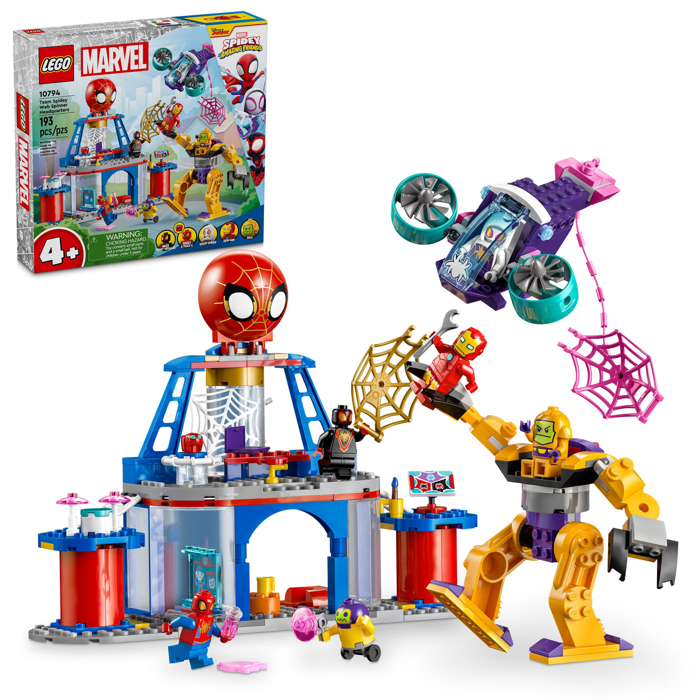 LEGO Team Spidey Web Spinner Headquarters