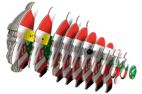 EUGY Santa 3D Puzzle | Eugy | Safari Ltd®