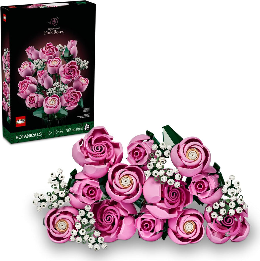 LEGO Botanicals Bouquet of Pink Roses 10374