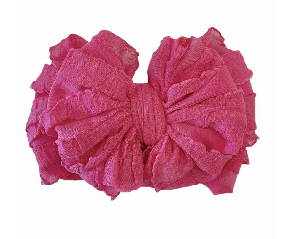 Hot Pink Ruffled Headband |  | Safari Ltd®