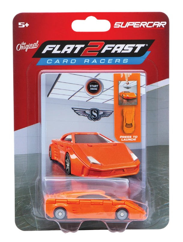 Flat 2 Fast Supercar - Solar Orange