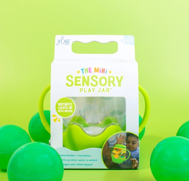 Glo Pals Mini Sensory Play Jar Gift Set Green |  | Safari Ltd®