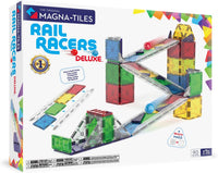 Magna-Tiles Rail Racers Deluxe 90 Pc Magnetic Building Set |  | Safari Ltd®