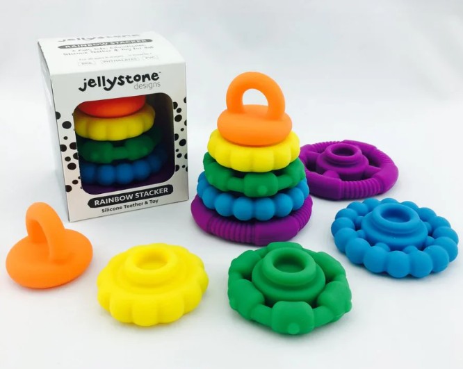 Jellystone Rainbow Stacker Teether & Toy |  | Safari Ltd®
