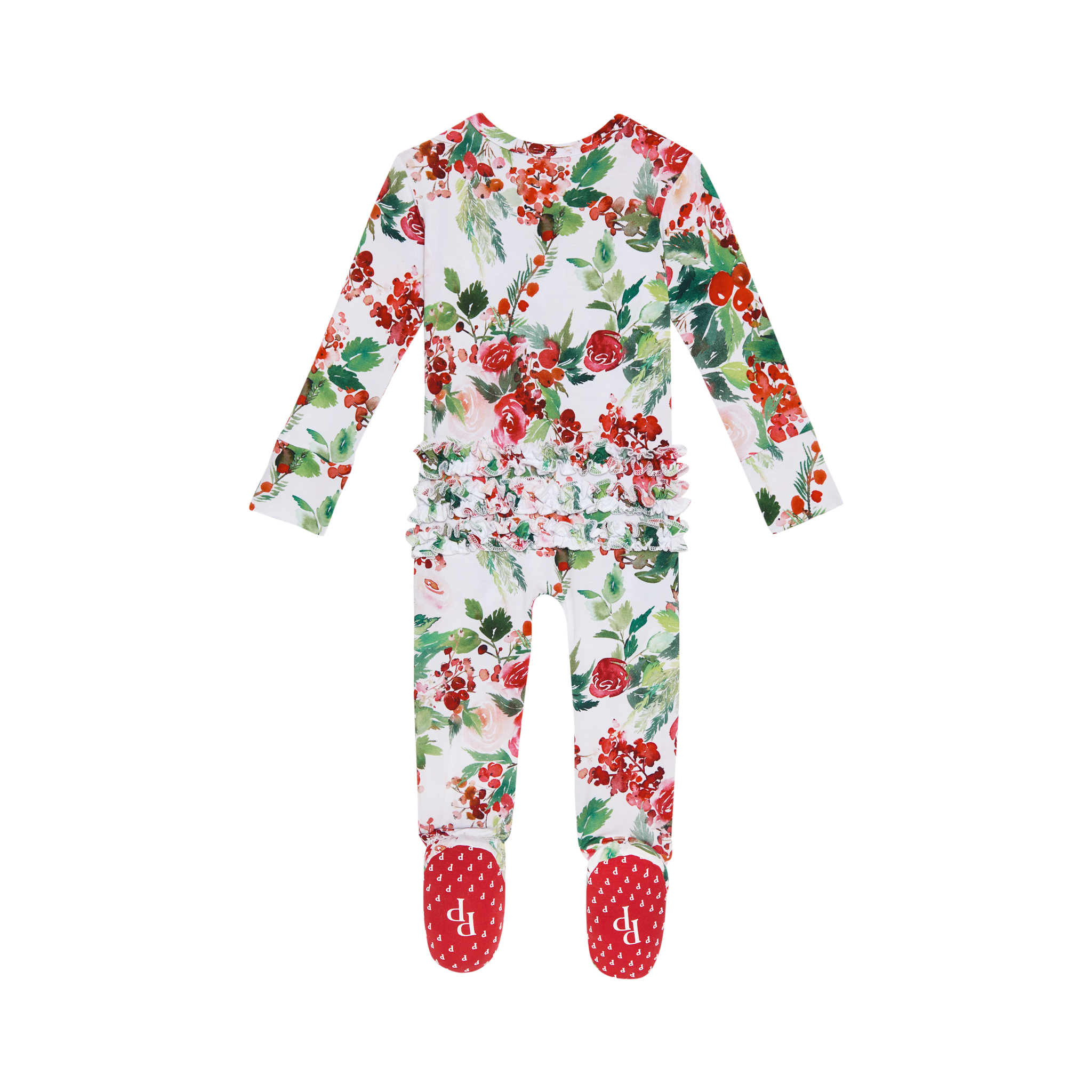 Beatrix - Footie Ruffled Zippered One Piece |  | Safari Ltd®