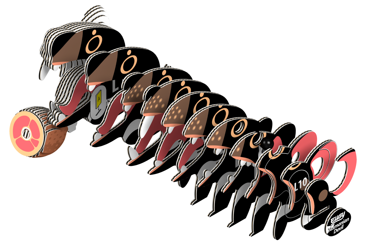 EUGY Tasmanian Devil 3D Puzzle | Eugy | Safari Ltd®