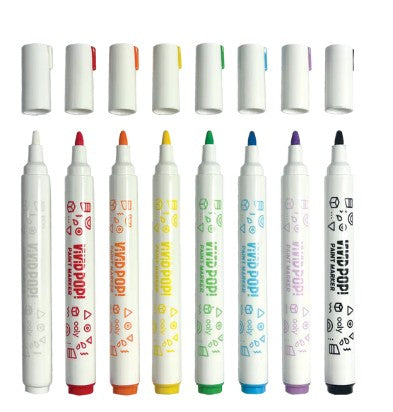 OOLY Vivid Pop!: Opaque Water-Based Paint Markers |  | Safari Ltd®