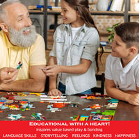 Chalk & Chuckles Caring Cats Helpfilli Activity Puzzle |  | Safari Ltd®