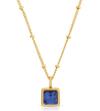 Birthstone Bottle Necklace - Gold - December |  | Safari Ltd®
