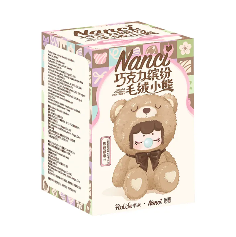 Robotime Rolife Nanci Series Colorful Chocolate Cutie Bears Blind Box Toy