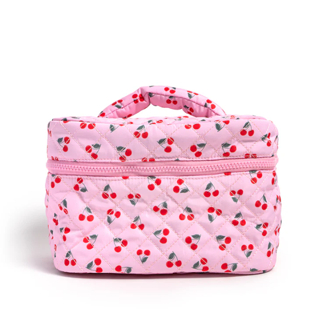 Living Royal Cherry Cosmetics Travel Case