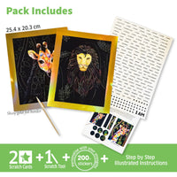 Scratch Art-Animal Power |  | Safari Ltd®
