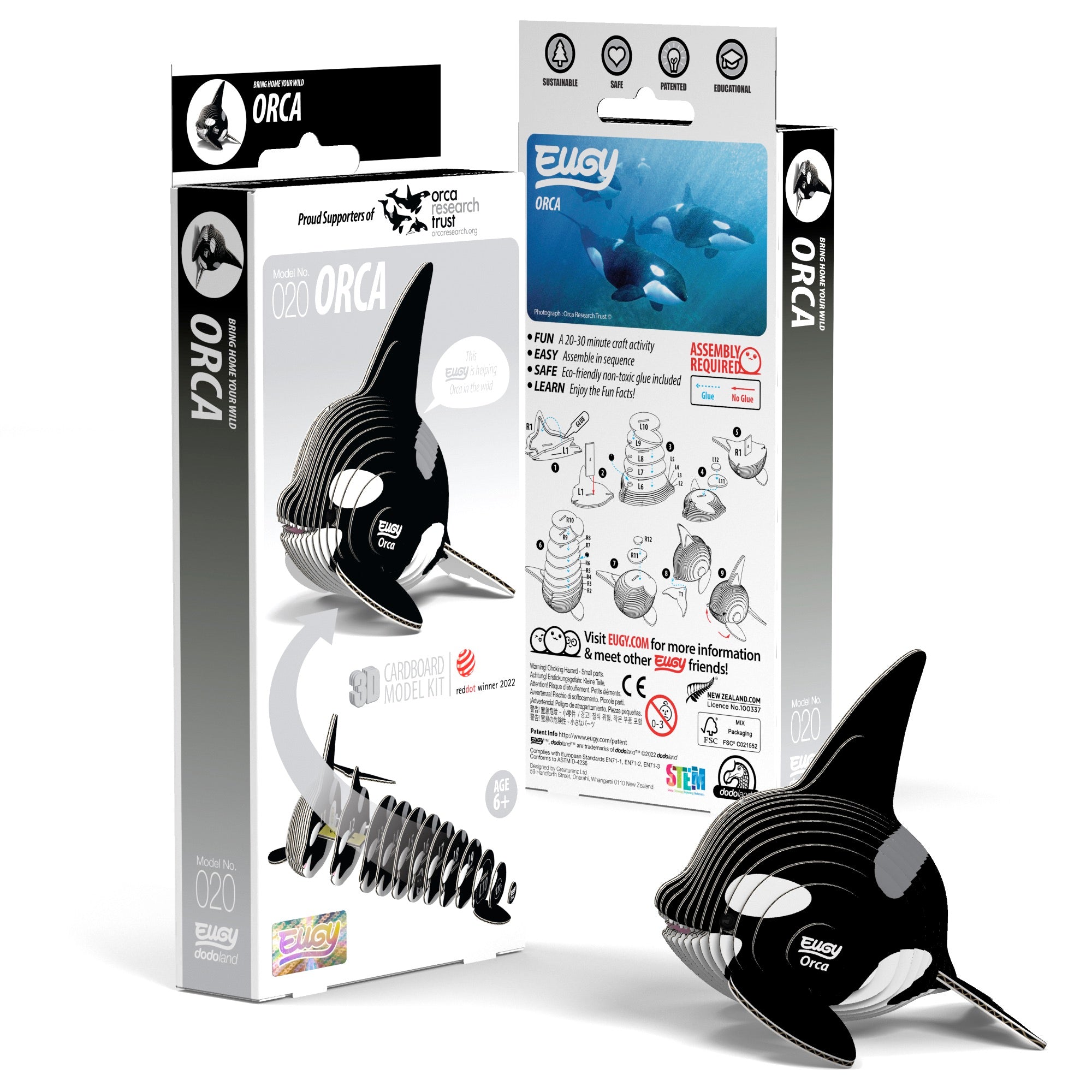 EUGY Orca 3D Puzzle | Safari Ltd®