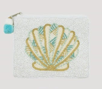 Seashell Beaded Coin Pouch |  | Safari Ltd®