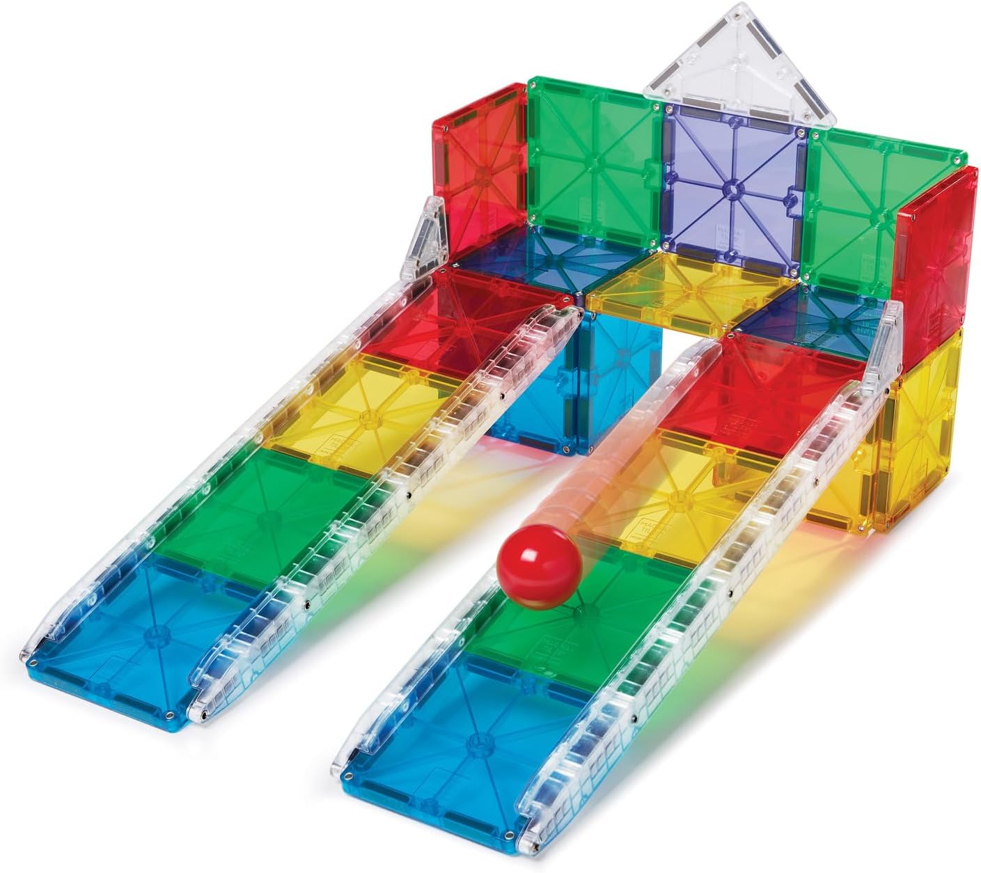 Magnatiles Rail Racers 33 Piece Set |  | Safari Ltd®