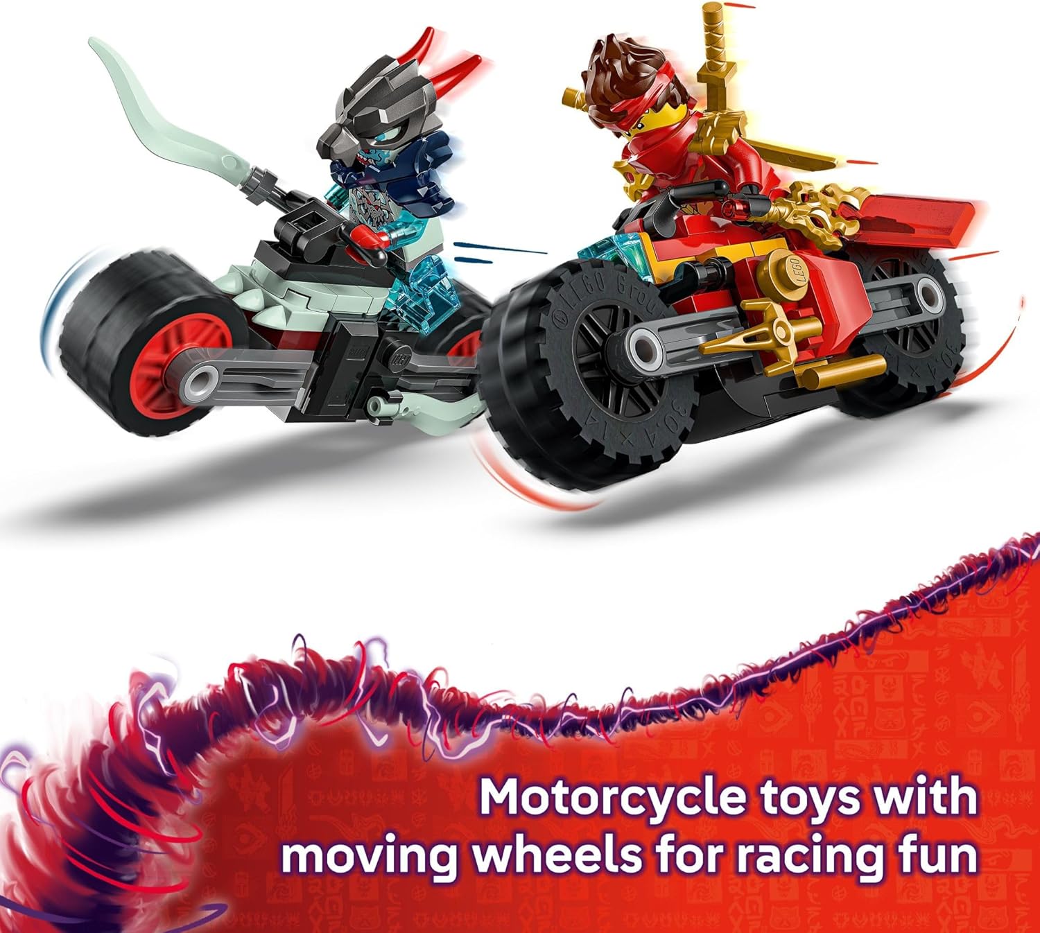 LEGO Ninjago Kai's Motorcycle Speed Race Building Toy Set 71838