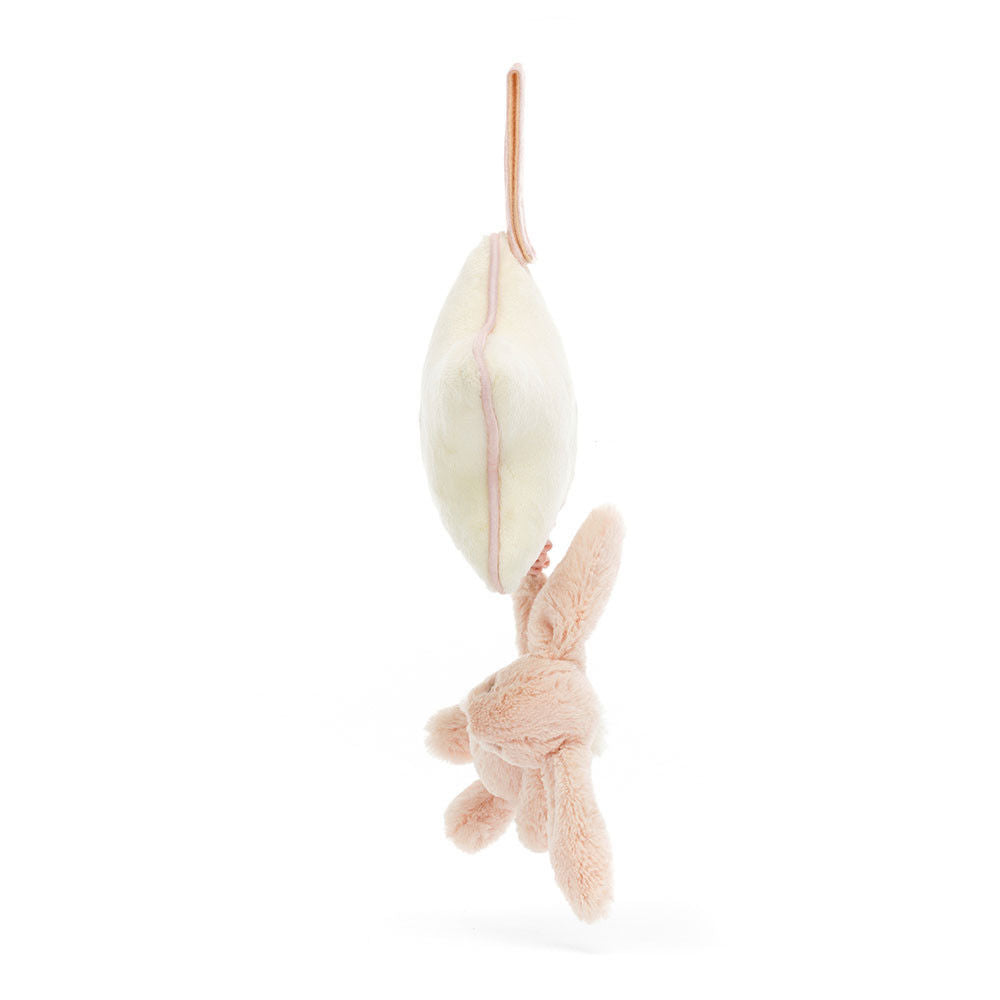 Jellycat Bashful Blush Bunny Musical Pull |  | Safari Ltd®