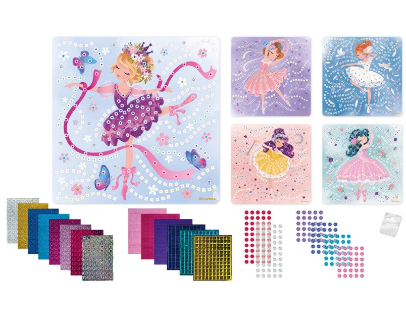 Stick'N Fun - L Mosaics Ballerina Princesses |  | Safari Ltd®