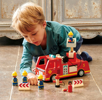 Tender Leaf Toys Fire Engine