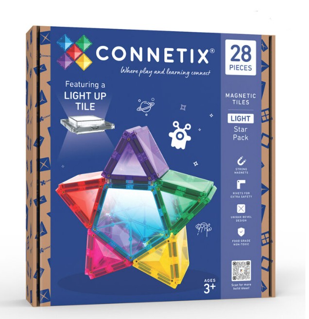 Connetix Light Star Pack 28 pc |  | Safari Ltd®