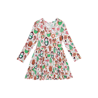 Cookie Medley - Long Sleeve Ruffled Twirl Dress |  | Safari Ltd®