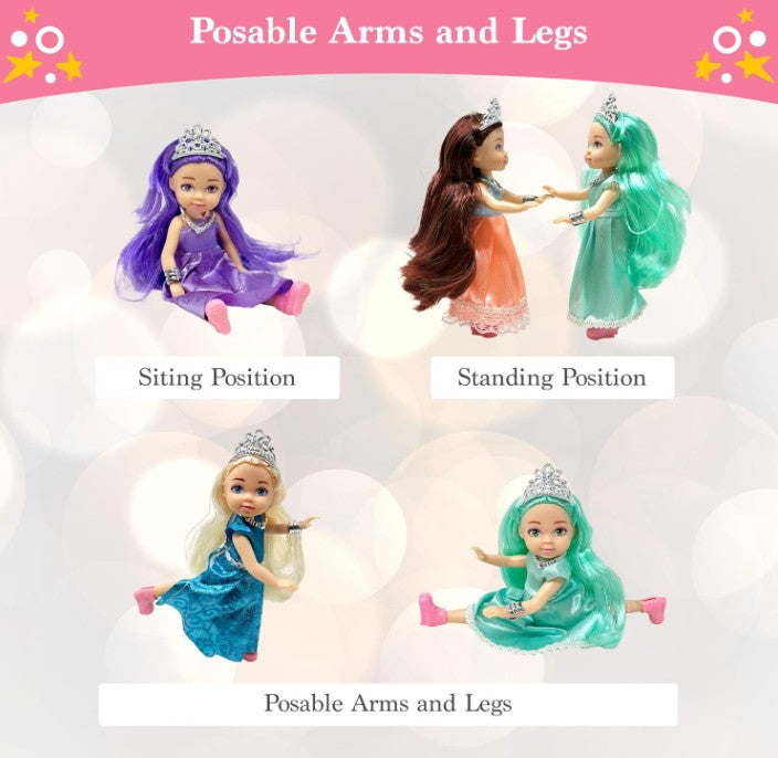 5.5" Princess Doll Set (6 pcs) |  | Safari Ltd®