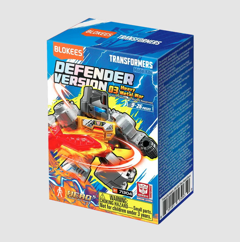 Blokees Transformers Defender Version 3 - Heavy Metal War Surprise Model Kit Figure