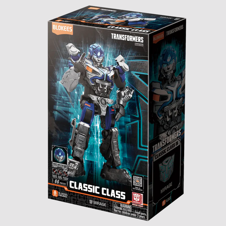 Blokees Transformers Classic Class 05 - Mirage Rise of the Beasts Figure Model Kit |  | Safari Ltd®