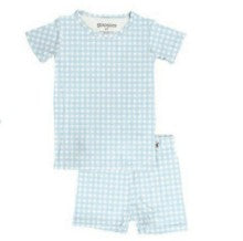SS & Shorts PJ - Gingham in Cottage Blue 3T |  | Safari Ltd®