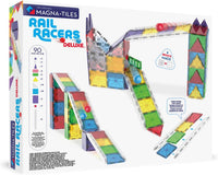 Magna-Tiles Rail Racers Deluxe 90 Pc Magnetic Building Set |  | Safari Ltd®