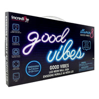 Illumin8 Good Vibes Neon LED Sign |  | Safari Ltd®