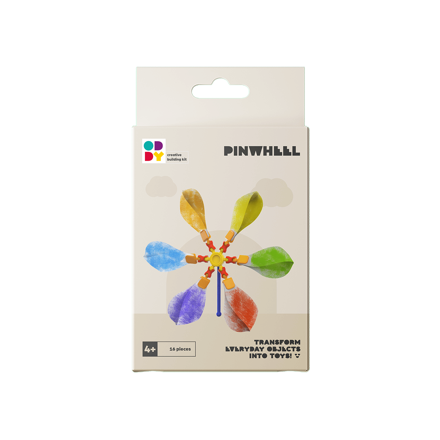 Oddy Mini Pinwheel 16 Piece Building Kit | Safari Ltd®