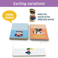 Chalk & Chuckles Superhero Animal Focus Card Game |  | Safari Ltd®