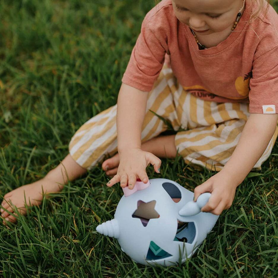 GloPals Narwhal Shape Sorter by Jellystone Designs,Sensory & Fidget Toys,Games & Activities,