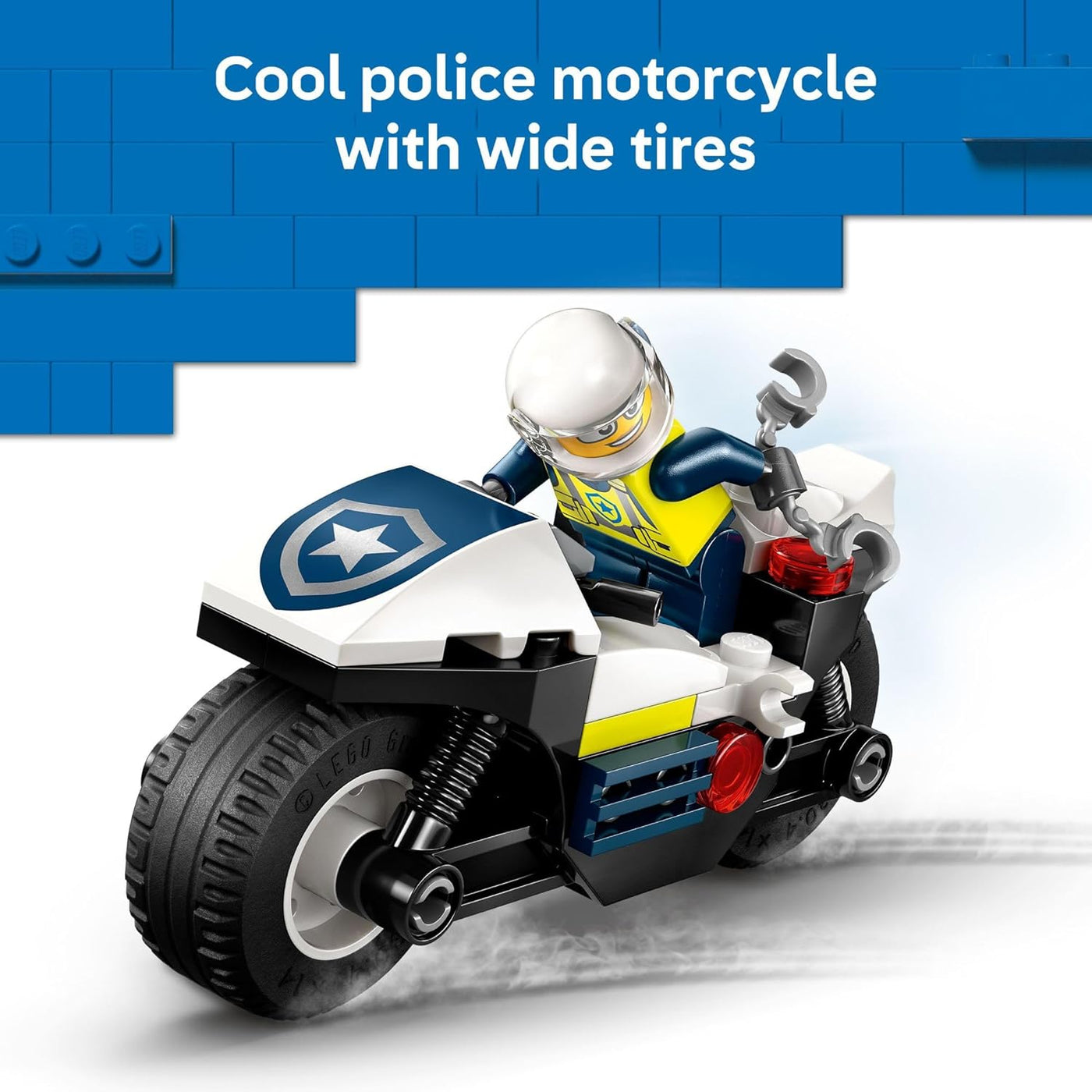 LEGO City Police Motorcycle Chase Building Toy Set 60455 |  | Safari Ltd®