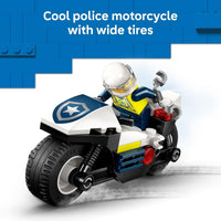 LEGO City Police Motorcycle Chase Building Toy Set 60455 |  | Safari Ltd®