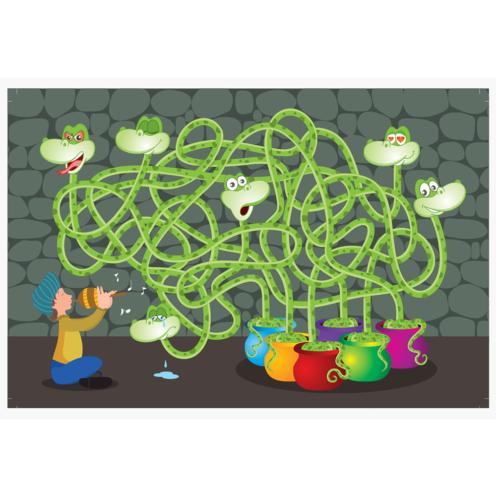 Chalk & Chuckles Moody Snakes Game & Puzzle |  | Safari Ltd®