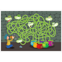 Chalk & Chuckles Moody Snakes Game & Puzzle |  | Safari Ltd®