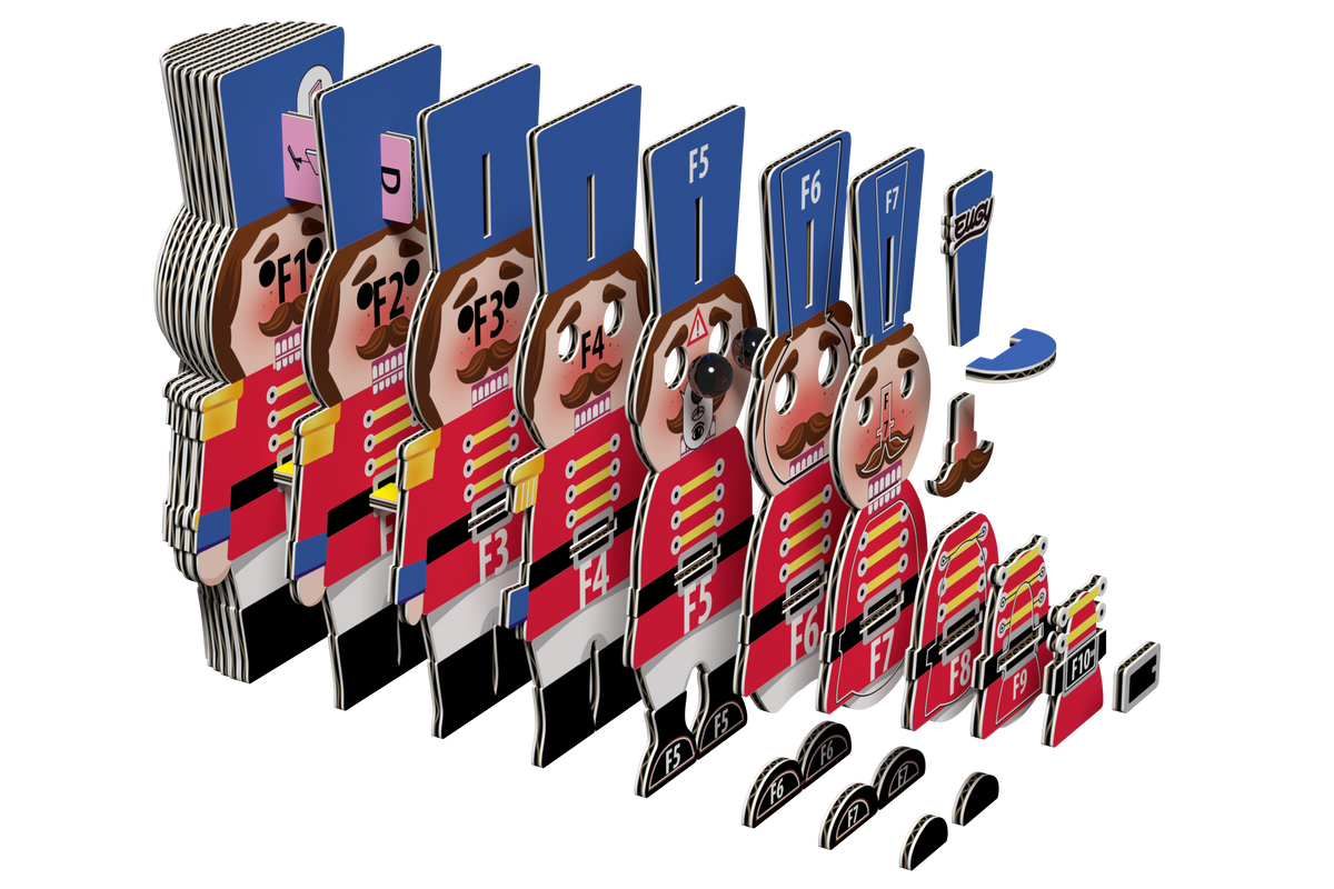 EUGY Nutcracker 3D Puzzle
