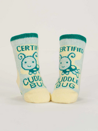 Blue Q Baby Socks - Certified Cuddle Bug / I Bet I Can Make Us Both Cry
