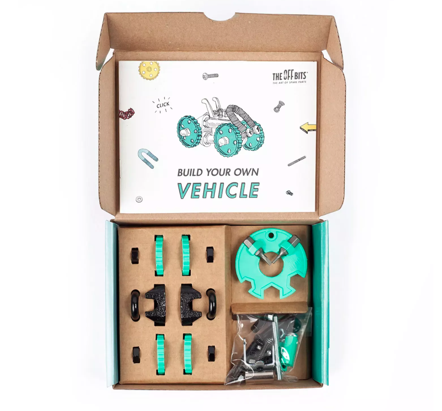 The Off Bits BUGGYBIT Build-it-Yourself 3-in-1 Vehicle Kit - Green