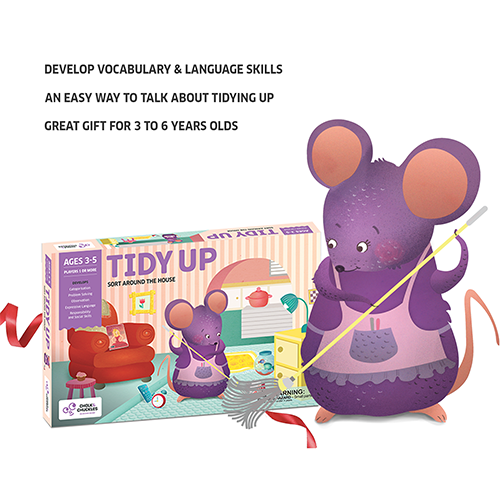 Chalk & Chuckles Tidy Up Matching & Sorting Game |  | Safari Ltd®